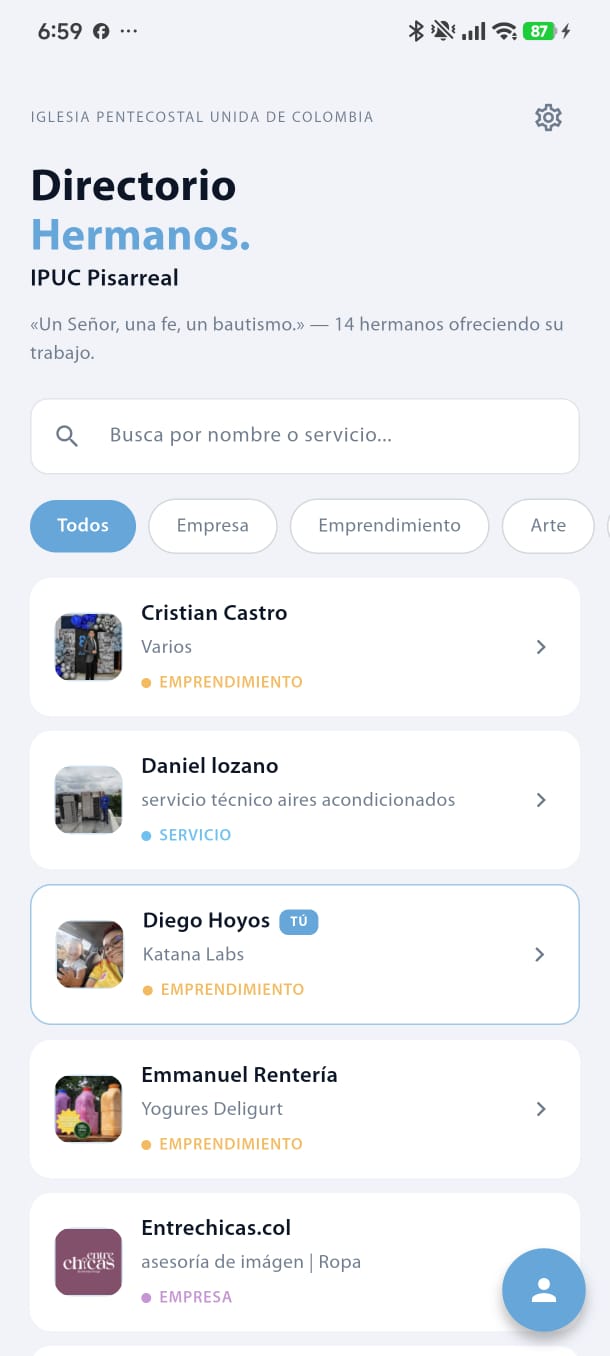Directorio de hermanos