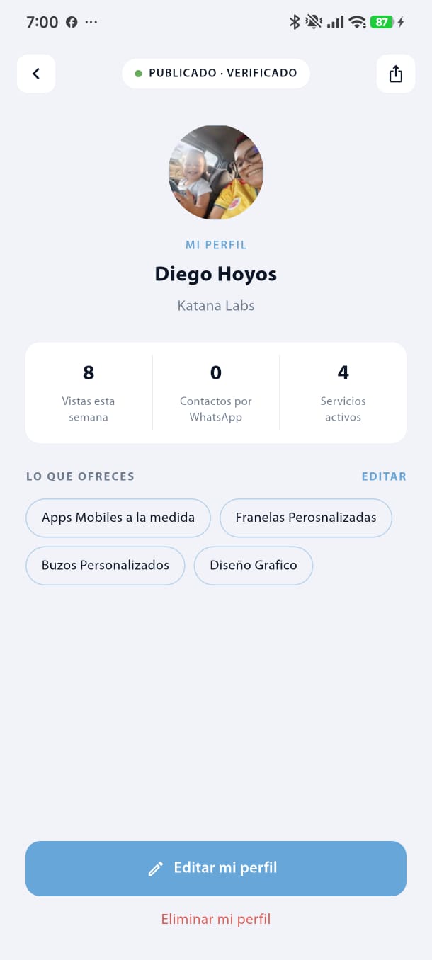 Perfil de un hermano